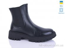 Ботинки Sali 188 чорний к. зима