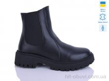 Ботинки Sali 187 чорний к. зима