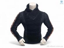 Светр TurkishBrend B01 блискавка чорний