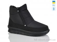 Ботинки Selena 114 чорний однотон.