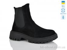 Ботинки Sali 187 чорний з. зима