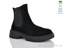 Ботинки Sali 188 чорний з. зима