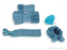 Домашній текстиль Obuvok 66332 (10297) подарунковий набір green (70x140+50x100)