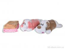 Пледы Obuvok 6208 (12119) собака іграшка (60х30) -плед 120x160 mix