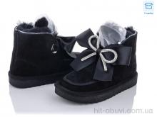 Угги КалориЯ L5655 чорний бант