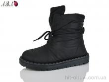 Дутики Aba B02 black