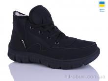 Ботинки DeMur 1112 чорний чорна підошва