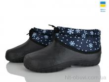 Галоші Selena 810 калоші сніжинка синій