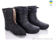 Сапоги из пены Vladimir DS Укр ГП05 піна чорний чулком