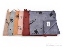 Полотенце Obuvok 3007 (12459) 25x50см mix