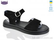 Босоніжки Garti 2514 чорний замш