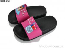 Шлепки Super Gear 00901-2 fuxia