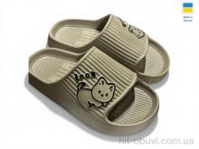 Шлепки Rai shoes 104 бежевий