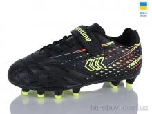 Футбольная обувь Restime DDB26713-2 black-lemon