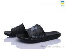 Шлепки Inblue T127 чорно-сірий