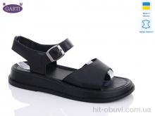 Босоніжки Garti, 0140 чорн. шкіра