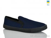 Слипоны DeMur 6042 синій