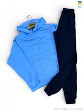 Спортивный костюм Sport style 115-1023 джинс з чорний