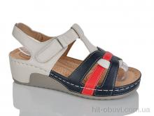 Босоніжки Leguzaza H2-17 beige-navy-red