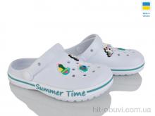 Кроксы Golden Lion N328 білий