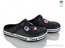Кроксы Golden Lion N328 чорний