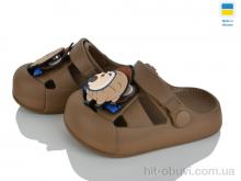 Кроксы Golden Lion 336 коричневий