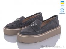 Туфли G-Aira 606 сірий замш