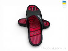 Шлепки Rai shoes 12X чорний