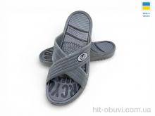 Шлепки Rai shoes 12X сірий