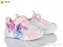 Кроссовки Clibee EA653 pink LED