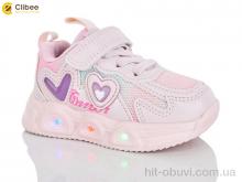 Кроссовки Clibee LA1163-2 pink LED