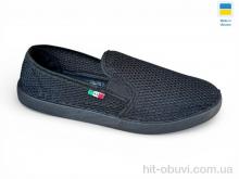 Слипоны Rai shoes 3100 чорний