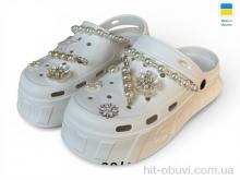 Кроксы Rai shoes 156-2 білий