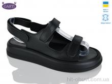 Босоножки Garti 0118 чорна шкіра