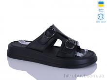 Шлепки Sali 12 чорний к.