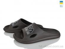 Шлепки Rai shoes С79 коричневий