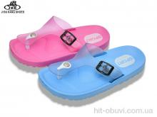 Вьетнамки Jibukang 01-2467 pink-blue mix