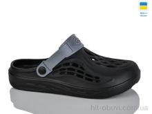 Кроксы Lot Shoes 129 чорно-сірий
