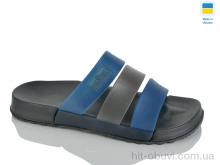 Шлепки Крок Люкс синій