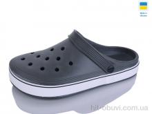 Кроксы M&L  Alex13 B16 сірий