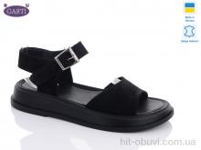 Босоножки Garti 0140 чорн. замш