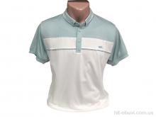 Футболка TurkishBrend 2002 біло-бірюзовий