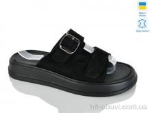 Шлепки Sali 10 чорний з.