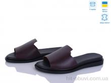 Шлепки A.Dama 195-4 бордо ш.