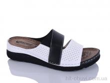 Шльопанці Sali-2 203-43 білий-чорн к.