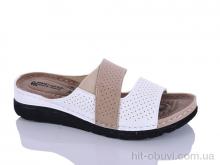 Шльопанці Sali-2 203-43 білий-беж