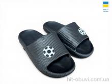 Шлепки Rai shoes 022 мяч чорний